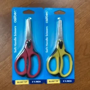 Caliber | Office | Caliber Scissors Set Soft Handle Blunt Tip 5 4 Inch ...